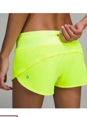 Lululemon Speed Up Short neon Yellow Large